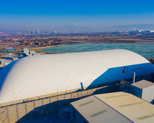 清露金華節(jié)能科技助力天津電廠環(huán)保升級(jí) 氣膜安裝工程全記錄